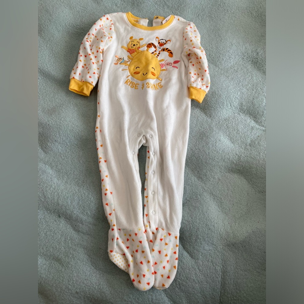 Disney Winnie The Pooh Footer Pajamas